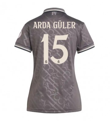 Real Madrid Arda Guler #15 Tercera Equipación Mujer 2024-25 Manga Corta